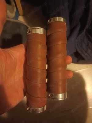 Mansoane bicicleta Bike Leather Grip