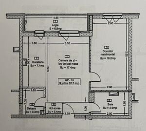 Apartament Nou - 2 camere, lux, parcare, logie, 5 minute de Vivo Mall, Oncos, Florești  - imagine 10