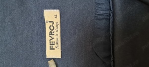 fusta noua din stofa fina, culore bleumarin,marime 44 - imagine 2