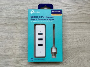 TP-LINK UE330 - Adaptor USB 3.0 cu 3 porturi USB si Ethernet Gigabit
