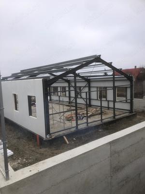 Hale metalice case modulare confecție metalică montaj panouri sandwish garduri metalice