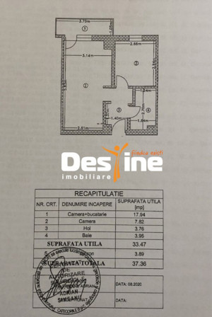 Bucium Confort - Apartament 2 camere 37,36 MP+LOC DE PARCARE - imagine 6