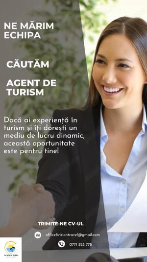 Căutăm un Agent de Turism cu experiență! 