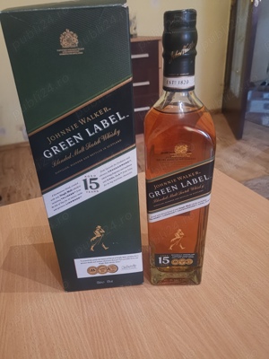 Johnnie walker green label 0,7 cutie cadou 
