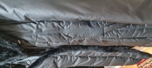 jacheta neagra cu puf marime 44 - imagine 5