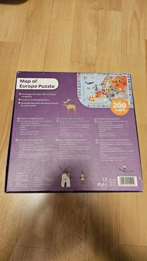 Puzzle Play Live Harta Europa 200 de piese - imagine 2