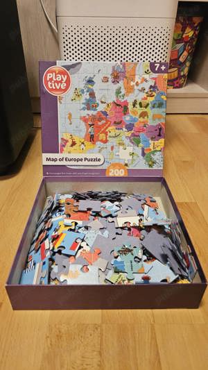 Puzzle Play Live Harta Europa 200 de piese - imagine 3