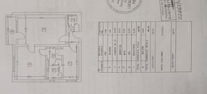 Apartament 2 ca nerenovat, in centru, cu centrala termica pe gaz, et. 1 din 3, intrarea Libertății, 