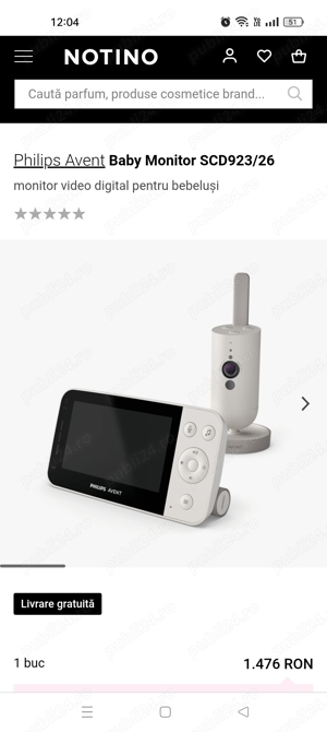 Vând Philips avent monitor