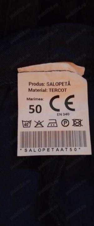 Salopetă de lucru marca AUTO TOTAL, nouă, mărimea 50-XXL (numai în București) - imagine 3