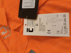 Bluza tricou de vara LUGO reflectorizant mar L - imagine 3