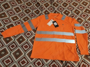 Bluza tricou de vara LUGO reflectorizant mar L - imagine 2