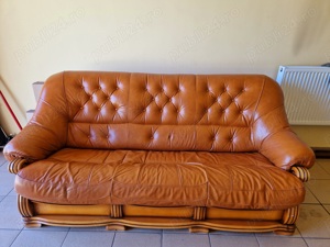 Vand canapea din piele, extensibila.