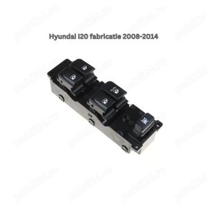 Butoane Comanda-Actionare Geamuri Electrice 4 Geamuri pt Hyundai i20 model 2008-2014-cod 93570-1J102 - imagine 4