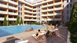  Apartament 2 camere - Lift - Finisaje - Comision 0% - Piscina - Curte comuna cu gradina - Terasa - imagine 3