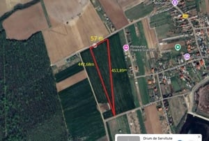 Teren de vanzare 12.500 mp langa padure Sat Piscu Comuna Ciolpani