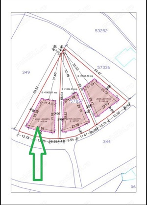 Teren intravilan 1062mp str Padurii Oncea (Paleu) - imagine 3