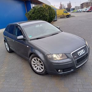 Audi a3 2.0 tdi 140 cai s line ,xenon,piele alcantara,pilot Import Germania  - imagine 5