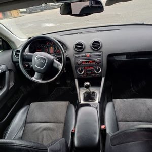 Audi a3 2.0 tdi 140 cai s line ,xenon,piele alcantara,pilot Import Germania  - imagine 3