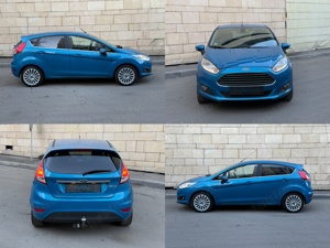 Ford Fiesta Titanium 1.6TDCI 95CP led  navi  piele  senzori  keyless full options - imagine 8