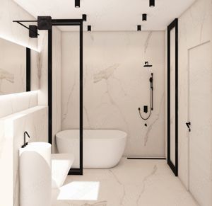 2 apartamene in vila, zona panoramica, Dambu Rotund - imagine 9