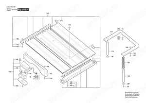 Piese Circular unghiular Bosch GTM12 - imagine 5