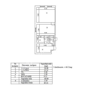 Apartament renovat cu 2 camere in zona Centrala din Sibiu - imagine 7