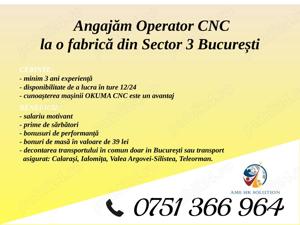 Angajăm Operator CNC