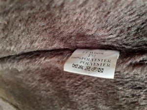 Cojoc blăniță sintetică femei M palton haină blană damă - imagine 4