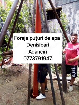 Foraje puțuri de apa 