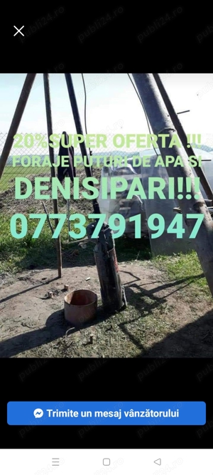 Foraje puțuri de apa 