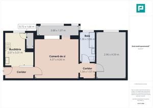 Apartament cu 2 camere în Vlaicu - imagine 10