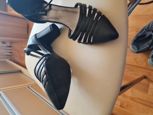 pantofi negri din piele marime 38