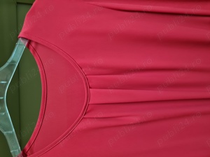 bluza rosie din vascoza 48-52 - imagine 3