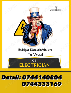 Electrician, ajutor de electrician