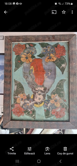 Icoane pictate pe sticla - imagine 5