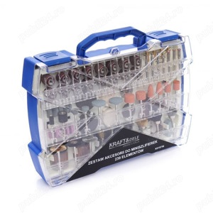 Set 420 accesorii pentru mini bormasina, Total, multicolor