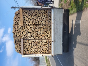 paleti lemne de foc tăiate și sparte - imagine 2