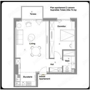 2025 Aviatiei Tower, Prima Inchiriere, 2 camere 72mp Centrala, Parcare - imagine 9