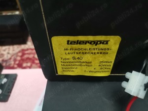 Amplituner Grunding R30 și boxe de raft Teleropa S40 nemțești  - imagine 4