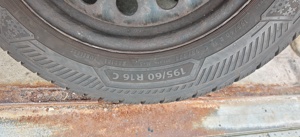 Jante tabla vw Sharan cu anvelope de iarna 195/60 R16 C Barum - imagine 2