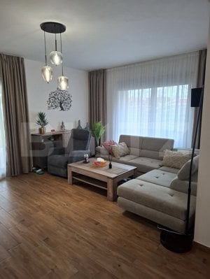 Duplex modern de vanzare, 4 camere, 128 mp utili, mobilat, zona Bucovina