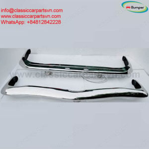 BMW 3200 CS Bertone bumpers (1962-1965) by stainless steel new  - imagine 2