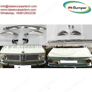 BMW 2002 bumpers (1968-1971) by stainless steel new