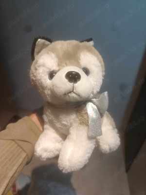 Pui de Husky Stuffed Animal Dog Plush, Jucarie Copii