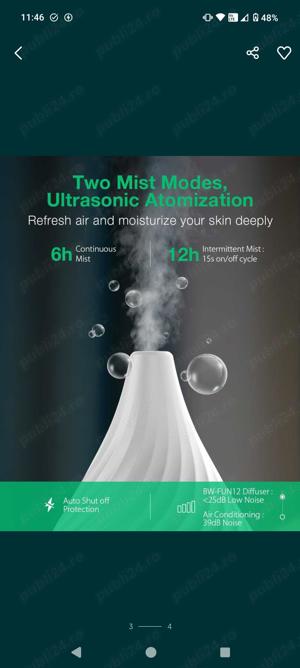 Umidificator, difuzor de aroma Blitzwolf  - imagine 2