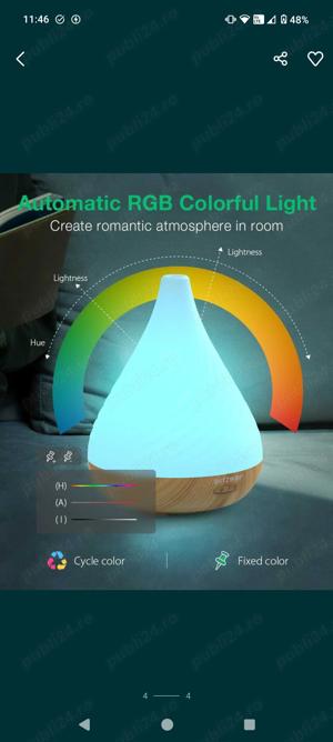 Umidificator, difuzor de aroma Blitzwolf  - imagine 4