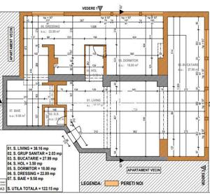 Apartament 3 camere 122 mp Mall Vitan - imagine 2