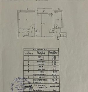 Apartament 2 camere, visavis de Grigore Alexandrescu - Piata Victoriei - imagine 2