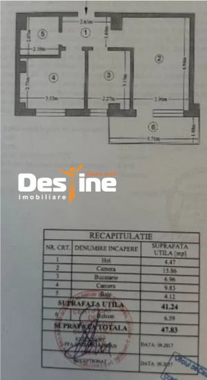 Bucium Confort - Apartament 2 camere 47,83 MP + LOC DE PARCARE - imagine 8